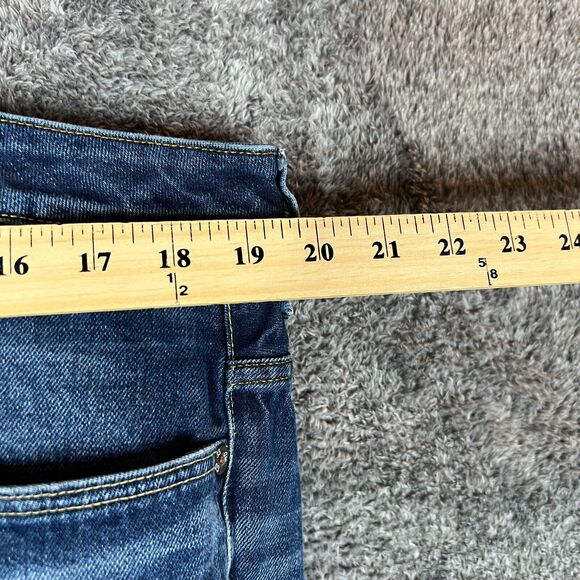 G Star Raw Jeans Mens 30x32 Blue Denim 3301 Low Tapered Button Fly Dark Wash - Picture 6 of 10